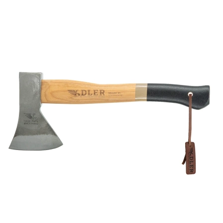 Adler Rheinland Hatchet Brown/Black Hickory Wood, C60 Carbon Steel (201.0H060A013)
