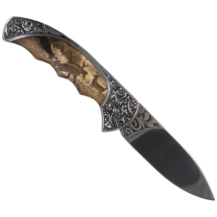 Herbertz Solingen hunting knife 82mm deer motif (ART000400 - 588511)