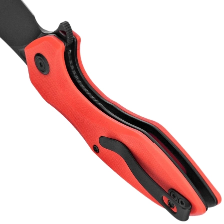 Nóż składany Kubey Nobel Red G10, Blackwashed 14C26N (KU236P)