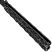 Martinez Albainox Balisong Skull Knife Gray Steel, Stonewashed 3Cr13Mov (02184)