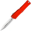 Microtech Combat Troodon Gen III D/E Red Aluminum, Stonewashed M390MK by Tony Marfione (1142-10RD)