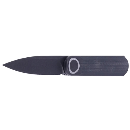 Nóż WE Knife Eidolon Drop Point Black G10, Black Stonewashed by Justin Lundquist (WE19074A-D)