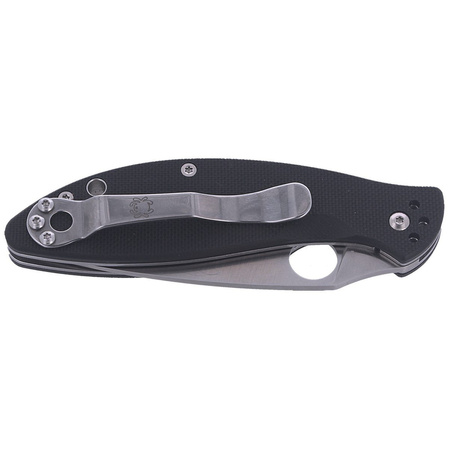 Spyderco Astute G-10 Black Plain (C252GP)