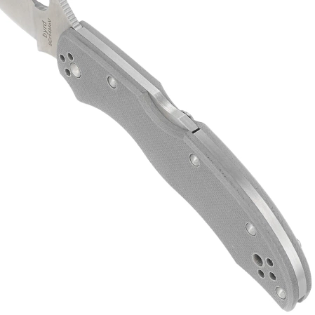 Spyderco Byrd Gooney Knife Gray G10, Satin 9Cr14MoV by Sal Glesser (BY24GPGY)