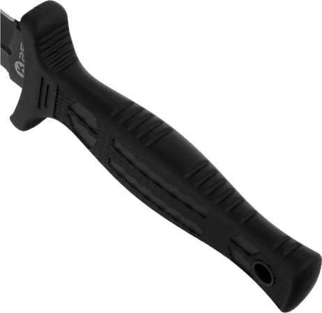 Nóż boot K25 RK-31699 Black Rubber, Black Titanium 7Cr17Mov