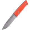 Nóż LionSteel Bushcraft G10 Orange, Stone Washed (B40 GOR)