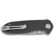 Kubey Belus Knife Black G10, Beadblasted AUS-10 (KU342A)
