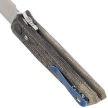 Nóż składany Reate PL-6 Green / Black Micarta, Satin Nitro-V (PL-6 GRBKM SAT)