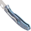 Nóż składany Spyderco Tenacious R.I.L. Blue Titanium, Satin 8Cr13MoV by Eric Glesser (C122TIBLP)