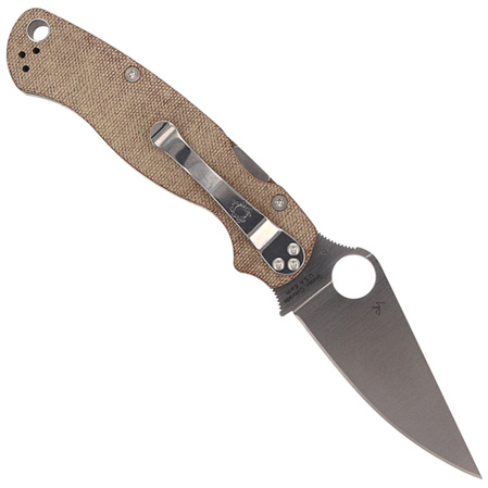 Spyderco Para Military 2 CPM Cru-Wear, Brown Micarta (C81MPCW2)
