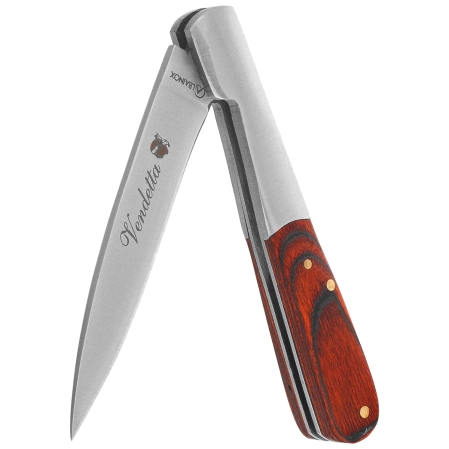 Martinez Albainox Vendetta Knife Red Micarta/Steel, Satin 3Cr13Mov (10509)