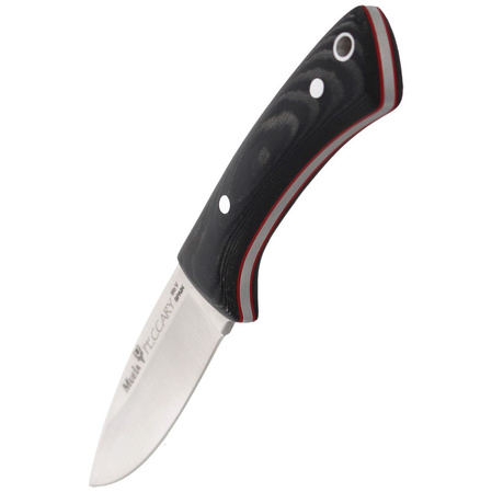Nóż na szyję Muela Peccary-8M Neck Knife Black Micarta, Satin X50CrMoV15