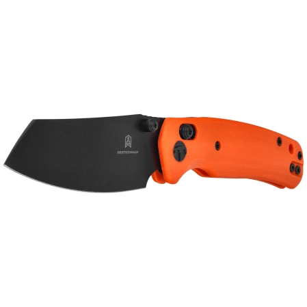 Bestechman Cicada's Wing Exclusive Knife Orange G10, Black PVD 14C28N (BMK06-C-7)