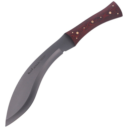 Muela Kukri-26M Rosewood Pakkawood Knife, Satin X50CrMoV15