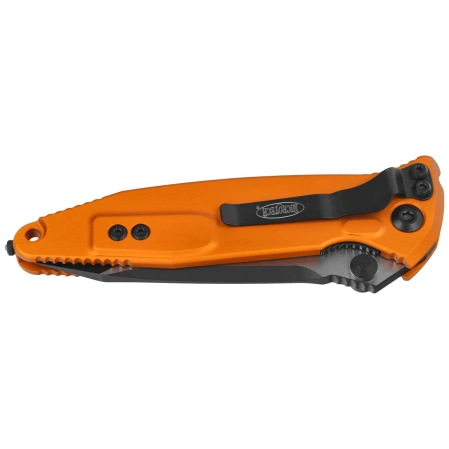 Nóż składany Microtech Socom Elite T/E-M Tactical Orange Tangerine Aluminum, Black M390MK by Tony Marfione (161-1OT)