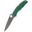 Spyderco Endura 4 FRN Green Flat Ground PlainEdge Knife (C10FPGR)