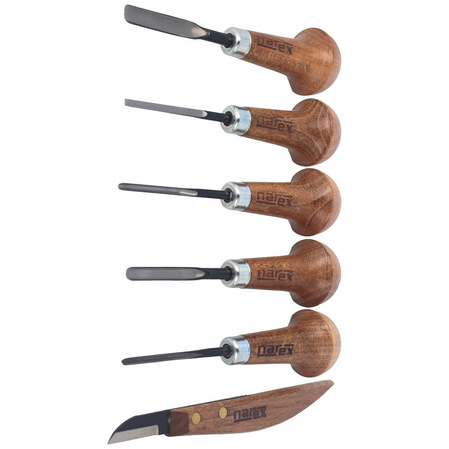 Set of chisels, carving knives Narex Profi 6pcs (868500)