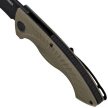 Kubey Timberwolf Knife Green G10, Blackwashed 14C28N (KU208J)