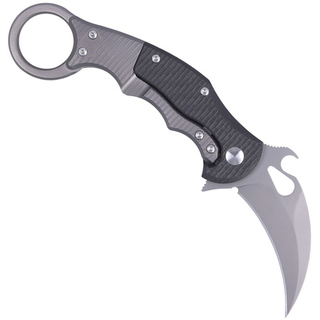 Nóż składany FOX Karambit Titanium  / Carbon Fiber, Bead Blasted Elmax (FX-599TiCS)
