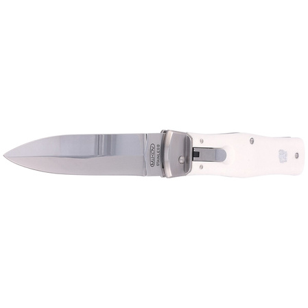 Mikov Predator White ABS, Mirror switchblade (241-NH-1/KP WHITE)