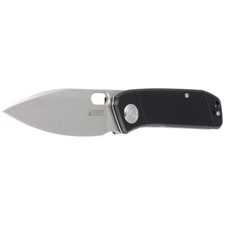 Nóż Kubey Knife Hyde, Black G10, Sand Blasted 14C28N by Colin Maisonpierre (KU2104A)