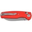Kubey Breeze Knife Red G10, Stonewashed 14C26N by Caleb Waldman (KU288B)