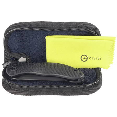 Civivi Synergy3 Black G10, Black Stonewashed Nitro-V by Jim O'Young (C20075D-1)