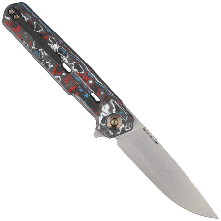 Nóż składany WE Knife Navo Nebula Fat Carbon Fiber, Hand Rubbed Satin CPM 20CV by Ostap Hel (WE22026-4)