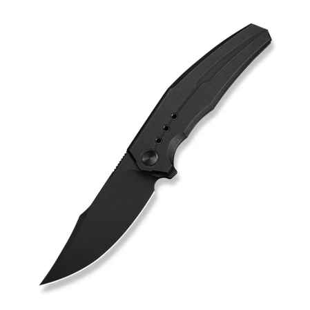 WeKnife Kyklos Black Titanium, Black Stonewashed M390 (WE23086-1)