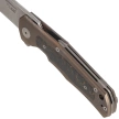 LionSteel Q4ttro Knife Bronze Titanium/Fat Carbon, Satin MagnaCut by Molletta (Q4 BR)