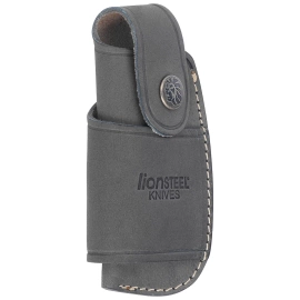 LionSteel Vertical/Horizontal Blue Leather Knife Pouch (900FDV4 BL)