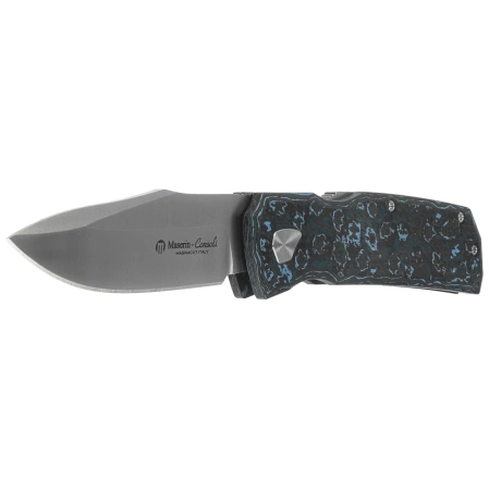 Maserin 502 Power Knife Arctic Storm FatCarbon, Satin MagnaCut by Sergio Consoli (502/BM)
