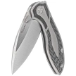 Reate Knife Iron-X Bead Blast Titanium / Carbon Fiber, Satin M390 by Kirby Lambert