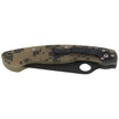 Spyderco Military G-10 Camo / Black Blade Knife (C36GPCMOBK)