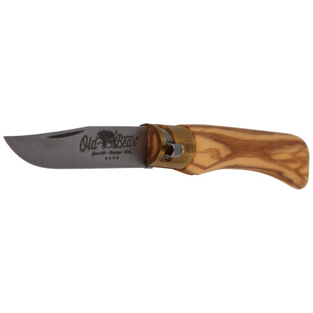 Antonini Old Bear Classical S Olive Wood, Satin AISI 420 (9307/17_LU)