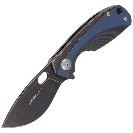 Nóż składany Viper Lille DSW/Blue Titanium, Dark Stonewashed M390 by Jesper Voxnæs (V5963TIBL)