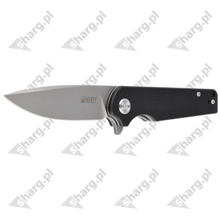 Nóż Kubey Knife Wolverine, Black G10, Sand Blasted D2 (KU233A)
