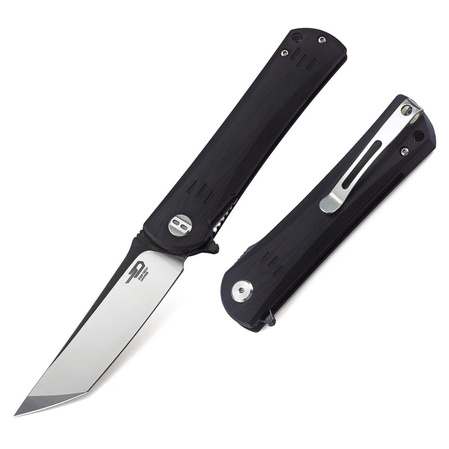 Bestech Kendo Knife Black G10, Black / Satin D2 (BG06A-2)