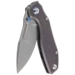 Nóż składany Remette TwoFace Blue Stonewashed Titanium, Fine Grinding Pearlescent M390 (DSTF-B)
