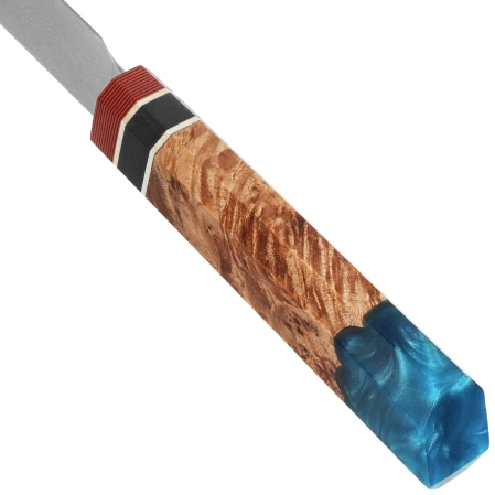 Nóż kuchenny Tokisu Petty Stabilized Wood/Epoxy, Damascus (17456)