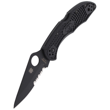Nóż Spyderco Delica 4 FRN Black / Black Blade (C11PSBBK)