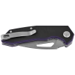 Nóż składany Kubey Coeus Black/Purple G10, Beadblasted 14C28N (KU122R)