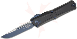 Nóż automatyczny OTF Microtech Combat Troodon Gen III S/E Black Aluminium, Navy M390MK by Tony Marfione (1143-1NASK)