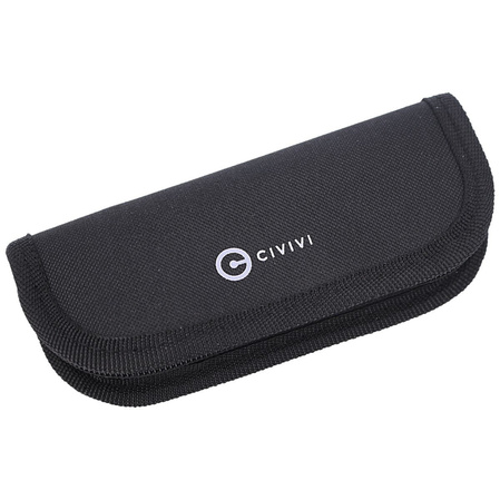 CIVIVI Anthropos Blue G10 / Carbon Fiber, Satin Finish by Elijah Isham (C903B)