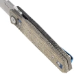 Nóż składany Reate PL-6 Green / Black Micarta, Satin Nitro-V (PL-6 GRBKM SAT)