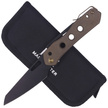 Nóż składany WE Knife Vision R Bronze Titanium, Black Stonewashed CPM 20CV by Snecx Tan (WE21031-4)