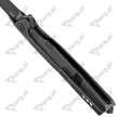 Nóż składany RikeKnife Framelock Black Titanium, Black Stonewashed M390 (RK1707T-BS)