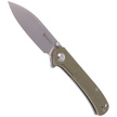 Nóż składany Sencut Scepter Olive Micarta, Stonewashed 9Cr18MoV (SA03E)