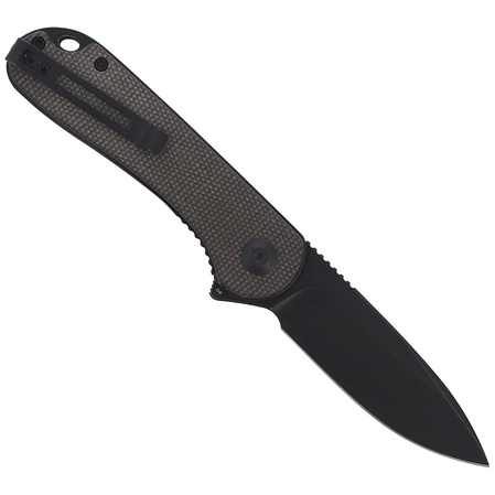 CIVIVI Elementum Flipper Green Micarta, Black Stonewashed (C907Z)