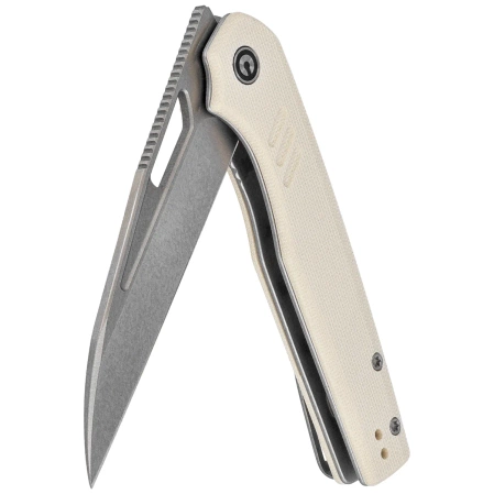 Civivi Guile Knife Ivory G10, Satin 14C28N by Shawn Ashmore (C24062B-3)